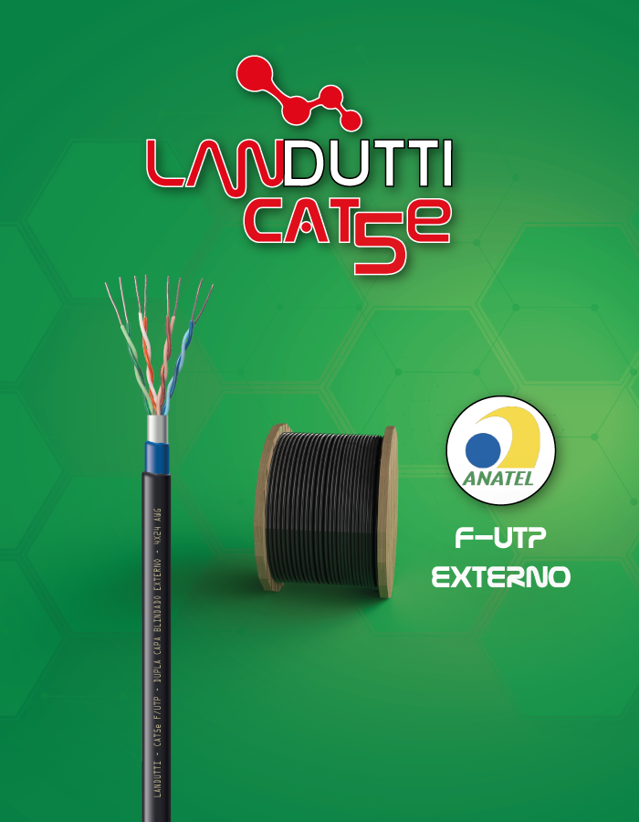 Cabo com dupla capa para proteção extra