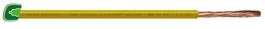Cabo de Energia Amarelo
