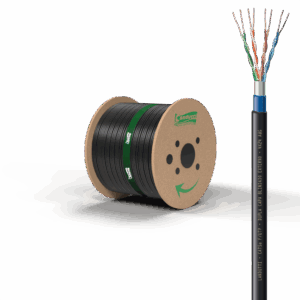 Fabricado com condutores 100% COBRE, isolados em polietileno especial e torcidos dentro dos padrões normativos EIA/TIA 568D.2 o que garante a máxima qualidade para transmissão de dados nas aplicações em Rede Estruturada Horizontal e Vertical compatível com os protocolos Ethernet 100Base-T (100Mbps), GigabitEthernet 1000Base-T (1Gbps). Possui duas capas sendo a 1a em PVC 70°C anti-chama CMX e 2a Capa em PEBD na cor PRETO resistênte UV e Umidade podendo ser instalado em ambiente externo Também pode ser aplicado em CFTV (Analógico ou Digital) proporcionando excelente qualidade de imagem nos sistemas TVI, CVI e AHD para Vídeo Balum, Power Balum e Câmeras IP Aplicações suportadas: Todas as previstas na NBR 14565 para classe D, ANSI TIA 568.2-D, ISO IEC 11801 Class D, 1000BASE-T, ATM até 1,2G, Token Ring; PoE (IEEE802.3af ); PoE+ (IEEE 802.3at); 2.5GBASE-T e 5GBASE-T (IEEE 802.3bz); e 10GBASE-T (IEEE 802.3an).