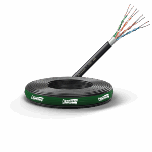 Fabricado com condutores 100% COBRE, isolados em polietileno especial e torcidos dentro dos padrões normativos EIA/TIA 568D.2 o que garante a máxima qualidade para transmissão de dados nas aplicações em Rede Estruturada Horizontal e Vertical compatível com os protocolos Ethernet 100Base-T (100Mbps), GigabitEthernet 1000Base-T (1Gbps). Possui duas capas sendo a 1a em PVC 70°C anti-chama CMX. Também pode ser aplicado em CFTV (Analógico ou Digital) proporcionando excelente qualidade de imagem nos sistemas TVI, CVI e AHD para Vídeo Balum, Power Balum e Câmeras IP. Aplicações suportadas: Todas as previstas na NBR 14565 para classe D, ANSI TIA 568.2-D, ISO IEC 11801 Class D, 1000BASE-T, ATM até 1,2G, Token Ring; PoE (IEEE802.3af ); PoE+ (IEEE 802.3at); 2.5GBASE-T e 5GBASE-T (IEEE 802.3bz); e 10GBASE-T (IEEE 802.3an).